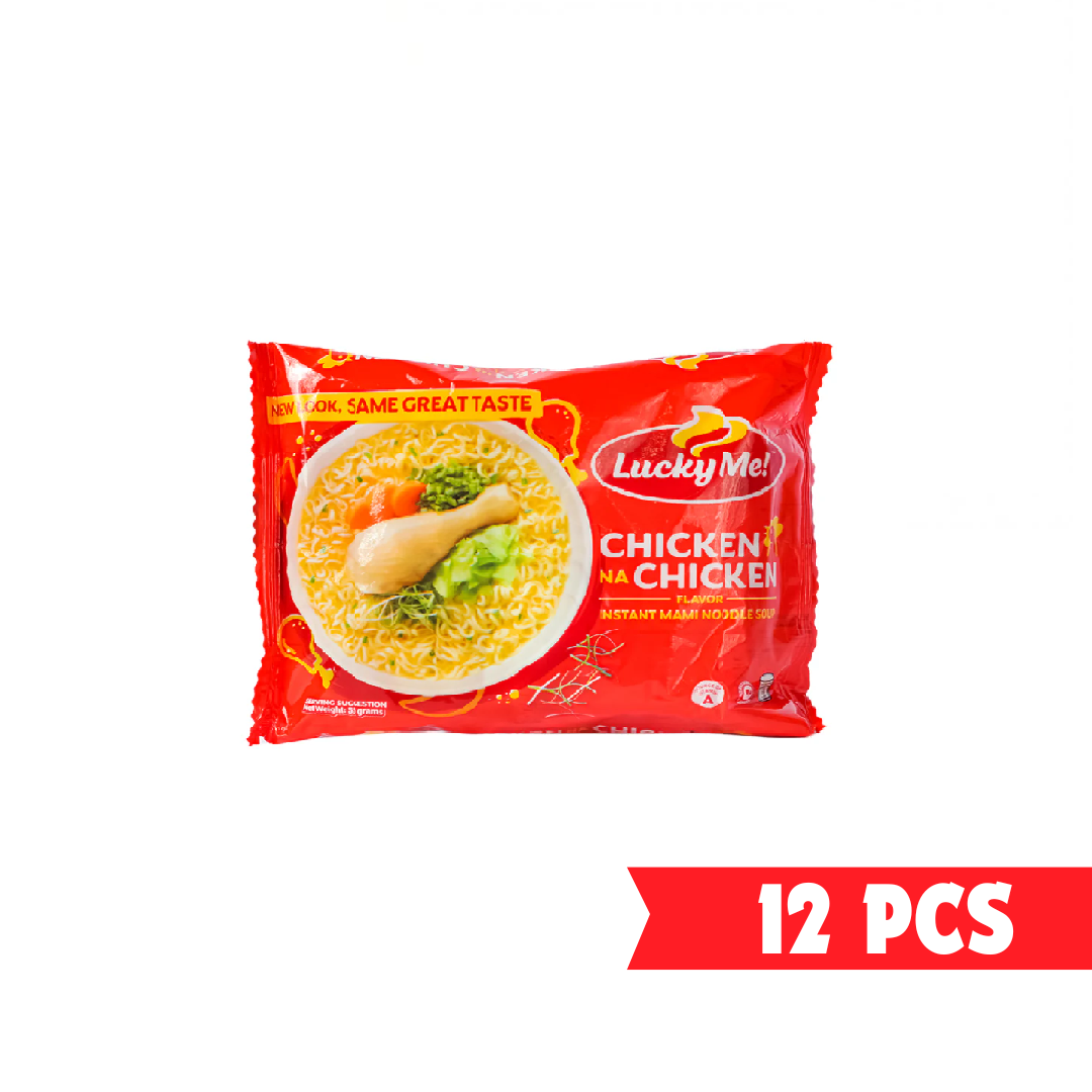 LUCKY ME CHICKEN NA CHICKEN NOODLES (6-PACK) 55 GM